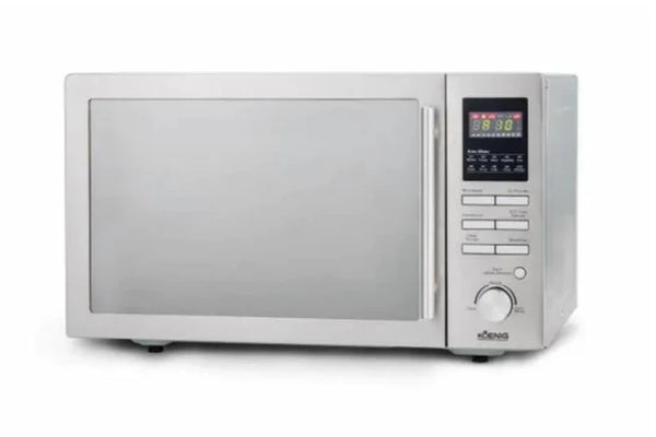 Koenig Mikrowelle mit Grill 3-in-1 Silber 25 Liter