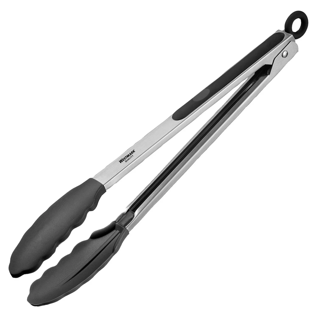 Westmark Universalzange Classic Silicone 34x3.5x3.4 cm (LxBxH); edelstahl/schwarz