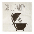 12254-Serviette-grau-Grillparty