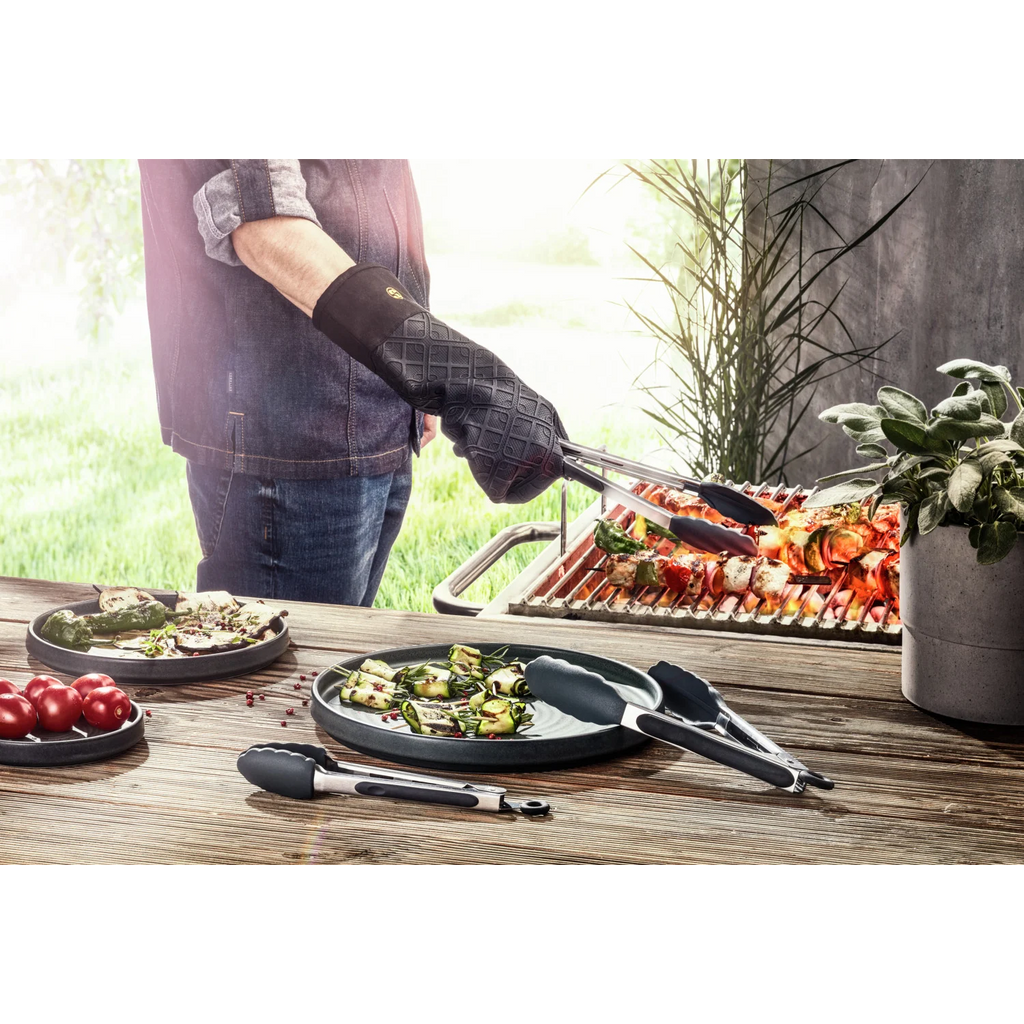 Westmark Universalzange Classic Silicone 34x3.5x3.4 cm (LxBxH); edelstahl/schwarz