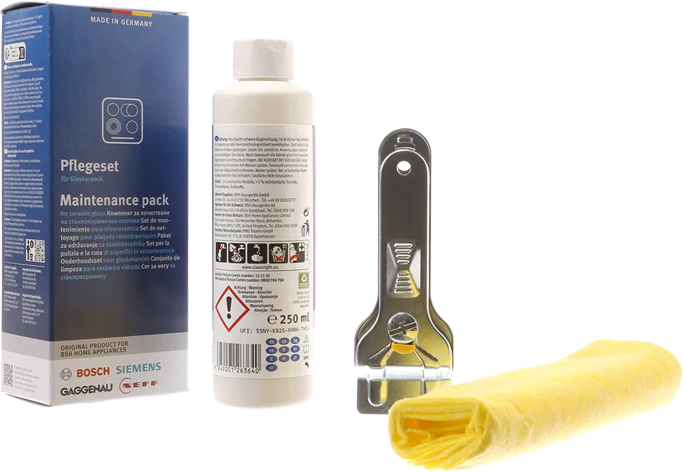 SIEMENS Pflegeset für Glaskeramik-Kochfelder