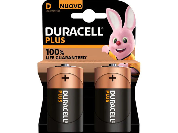 DURACELL Plus Power Batterie LR20 / D  2 Stück