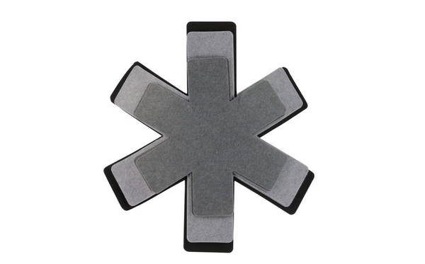 FURBER Pfannenschutz 6 Stück, Grau Pfannenschoner in drei Grössen