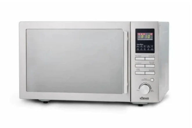 Koenig Mikrowelle mit Grill 3-in-1 Silber 25 Liter