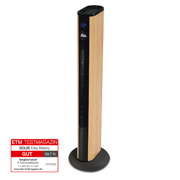 Solis Turmventilator 757 Easy Breezy, holzoptik