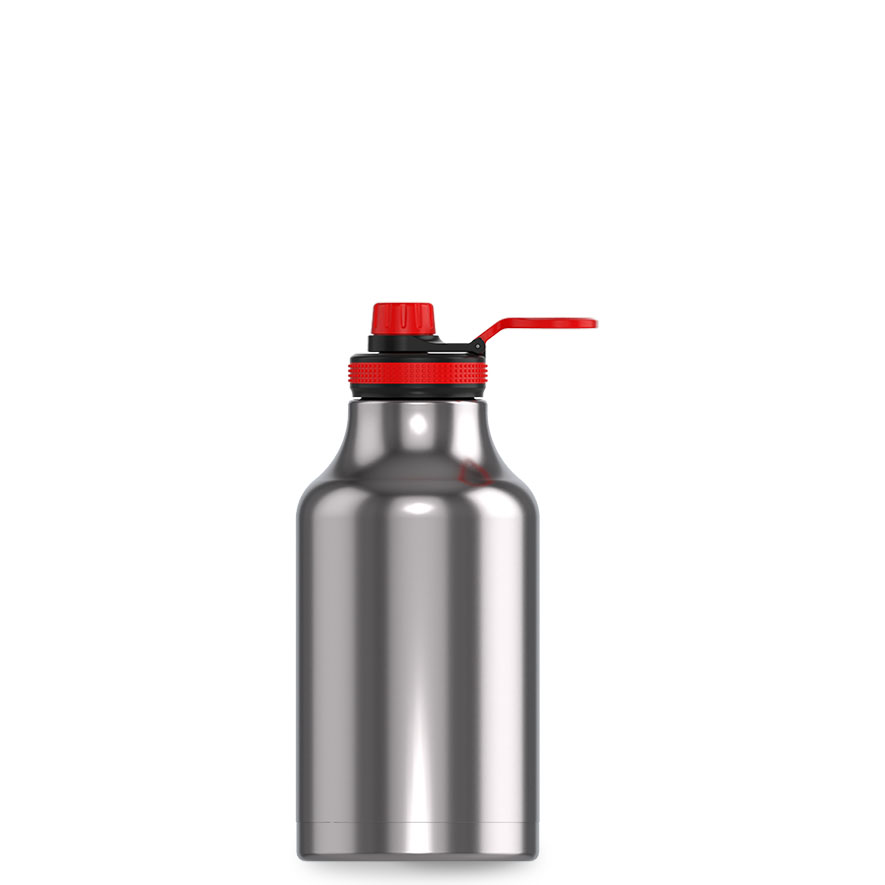 [A-2343] Isoliertrinkflasche LES ARTISTES XL (silber, einfarbig)