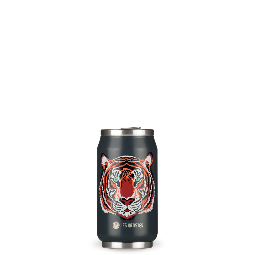 [A-4265] Isoliertrinkdose LES ARTISTES (Aro) (Urban, mehrfarbig, 280 ml, Tiger)