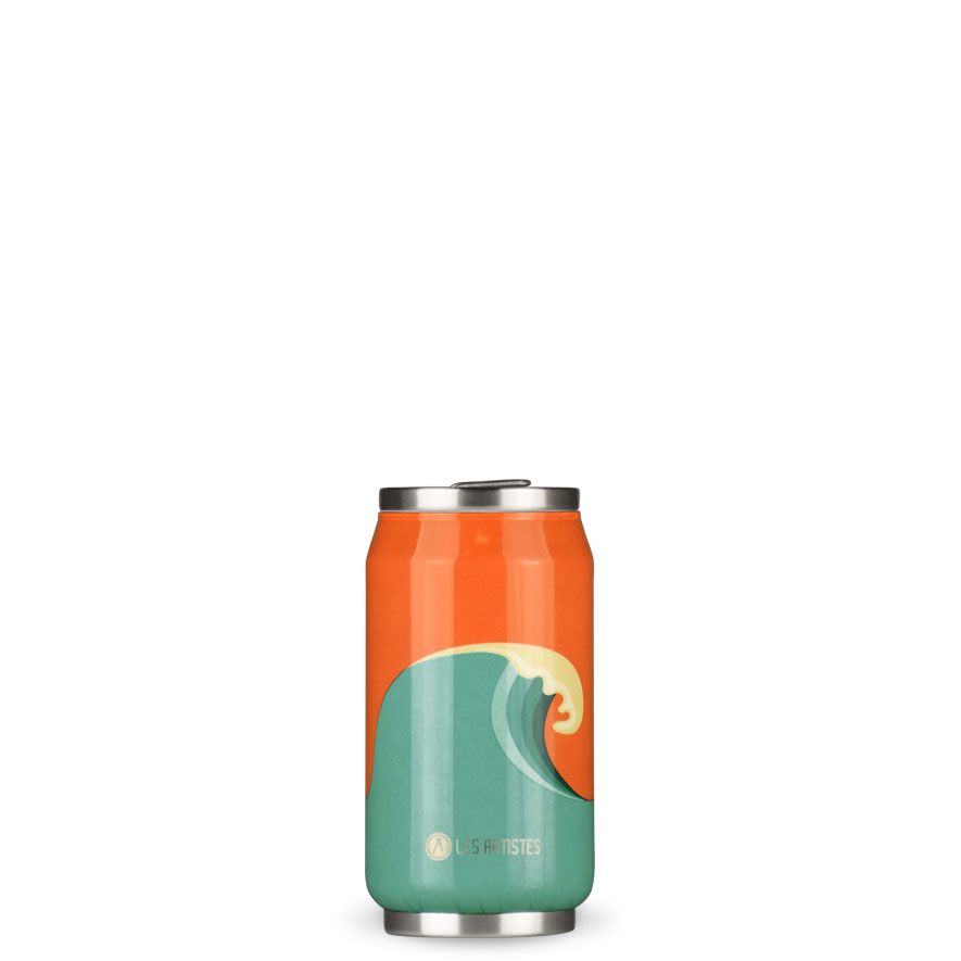 [A-4276] Isoliertrinkdose LES ARTISTES (Aro) (Earth, mehrfarbig, 280 ml, Wave)
