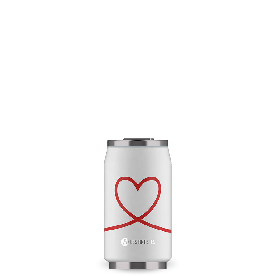 [A-4281] Isoliertrinkdose LES ARTISTES (Aro) (Iconic, mehrfarbig, 280 ml, love)