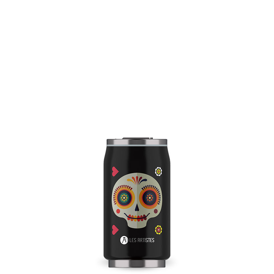 [A-4301] Isoliertrinkdose LES ARTISTES (Aro) (Iconic, mehrfarbig, 280 ml, Sugar Skull)