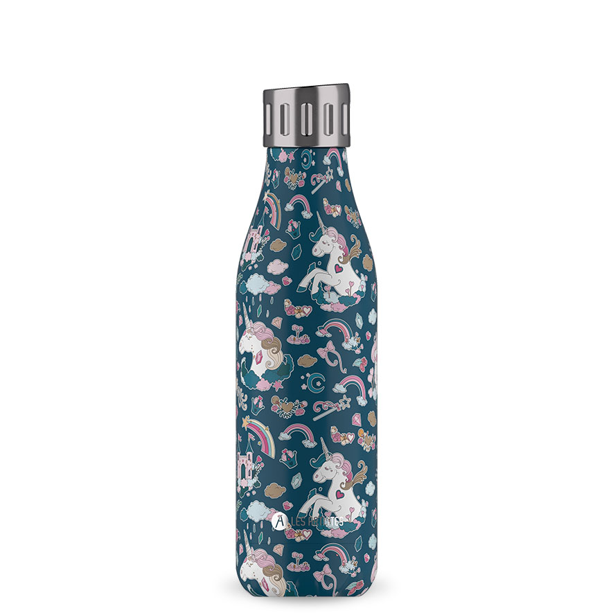 [A-4326] Isoliertrinkflasche LES ARTISTES (Aro) (Timeless, mehrfarbig, 500 ml, Unicorn, Sports Cap)