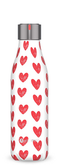 [A-4369] Isoliertrinkflasche LES ARTISTES (Aro) (Iconic, mehrfarbig, 500 ml, Heart, Normaler Deckel)