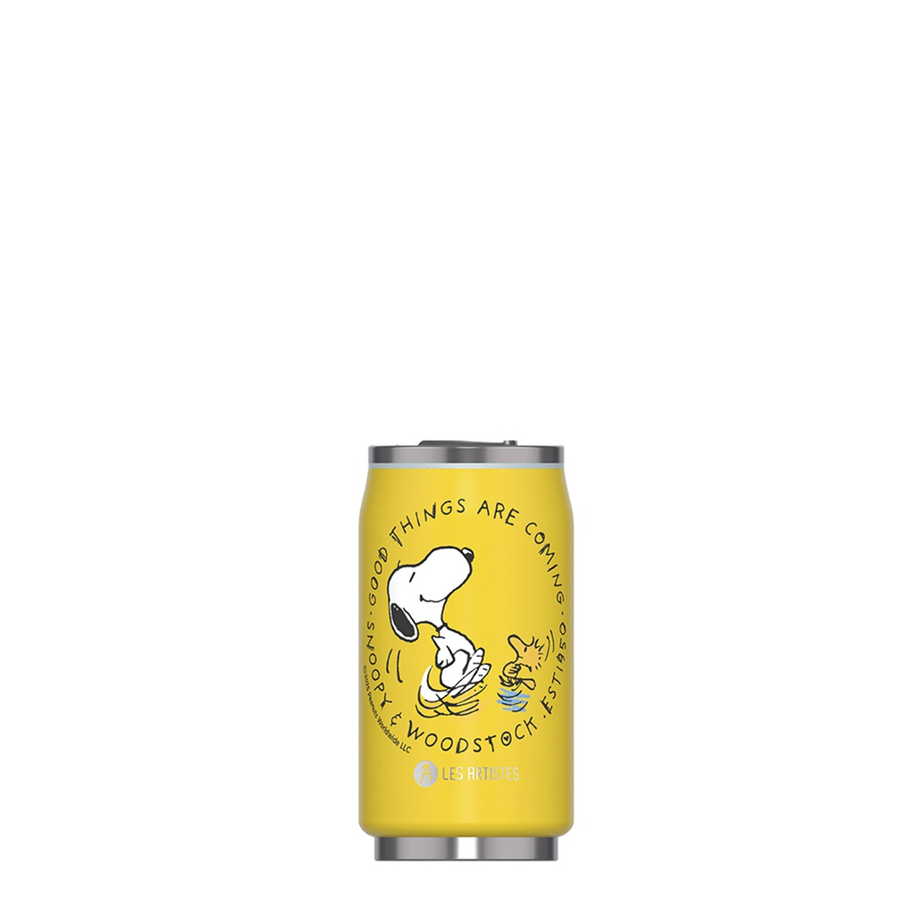 [A-9312] Isoliertrinkdose LES ARTISTES (Bela) (gelb, 280 ml, Bright Snoopy)