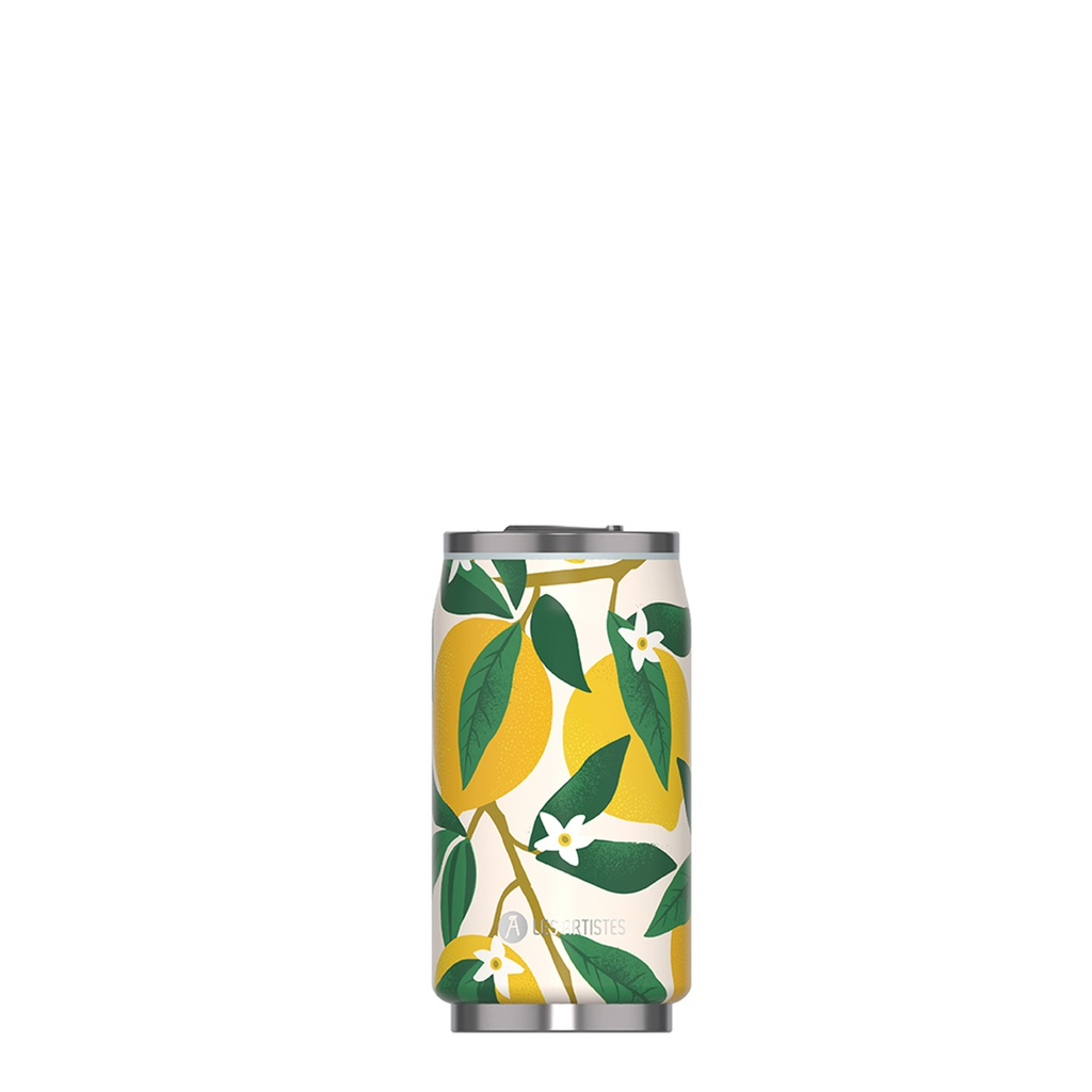 [A-9315] Isoliertrinkdose LES ARTISTES (Bela) (mehrfarbig, 280 ml, Lemon)