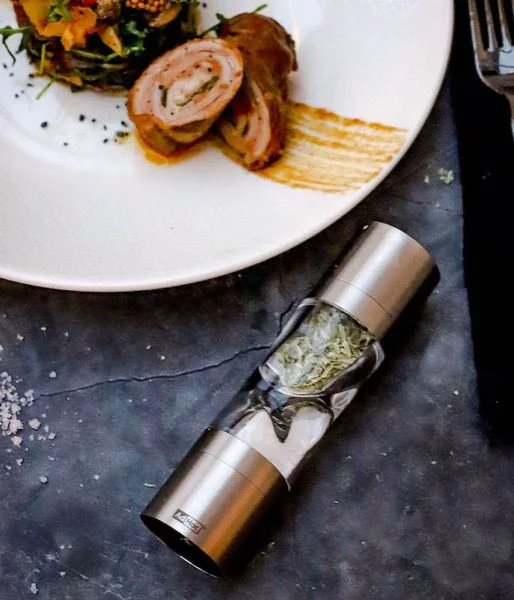 AdHoc Gewürzschneide &  Mühle mini 15cm 2