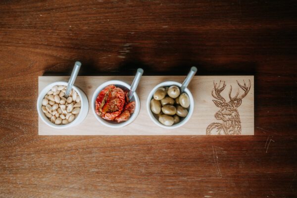 Apéro-Set Hirsch, klein, Buche3