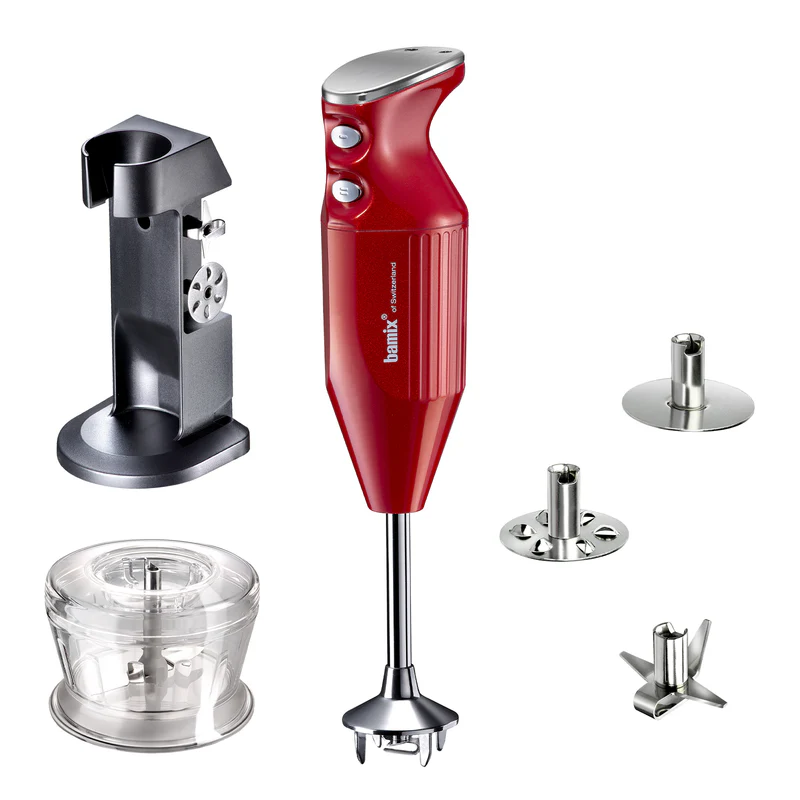 Bamix® M200 DELUXE, Design-C rot metallic