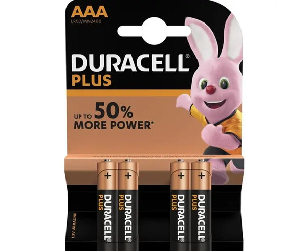 Duracell Plus Power Batterie LR03 / AAA 4 Stück