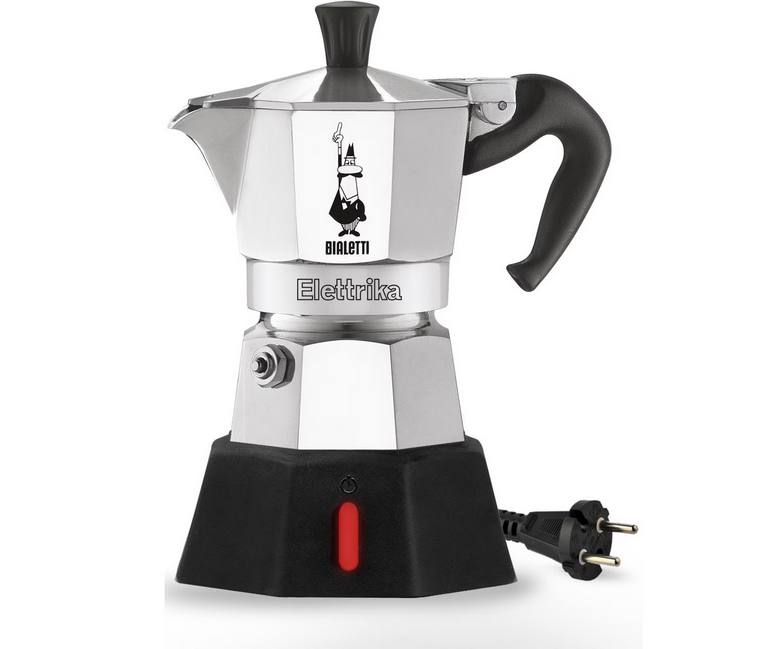 Bialetti Espressokocher Elettrika 2 Tassen Silber (2)