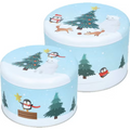 Kadastar Gebäckdosen-Set Christmas gross, rund, 2-teilig 15.18cm