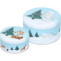 Kadastar Gebäckdosen-Set Christmas klein rund 2-teilig Ø12.14cm