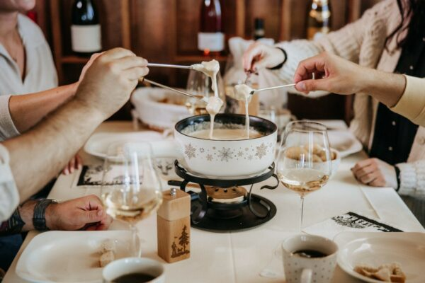 Kadastar Käsefondue-Set Sparkling Winter, Ø22 cm 2L1