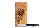 Kadastar Messerbrett Oak “Schwarznasenschaf”, Eiche geölt 18.5x9x2cm