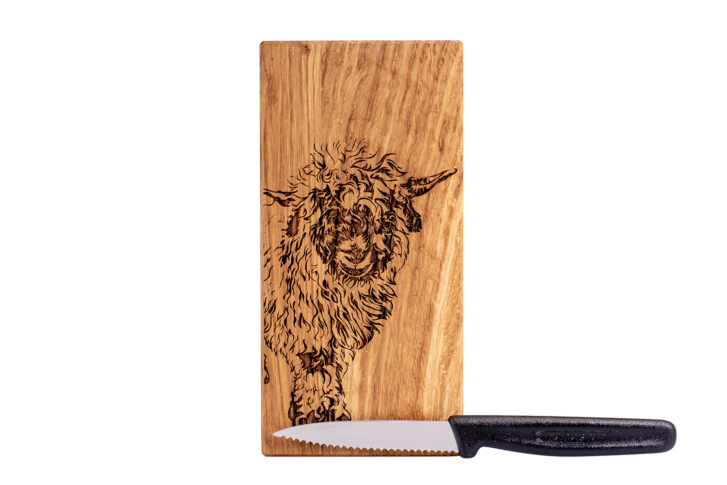 Kadastar Messerbrett Oak “Schwarznasenschaf”, Eiche geölt 18.5x9x2cm
