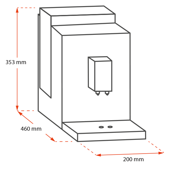 MELITTA Kaffeevollautomat Avanza Titanium F270-100