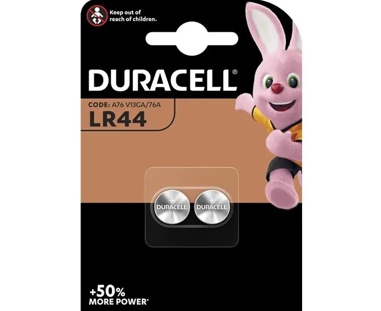 Duracell Plus Power Batterie LR44 2 Stück