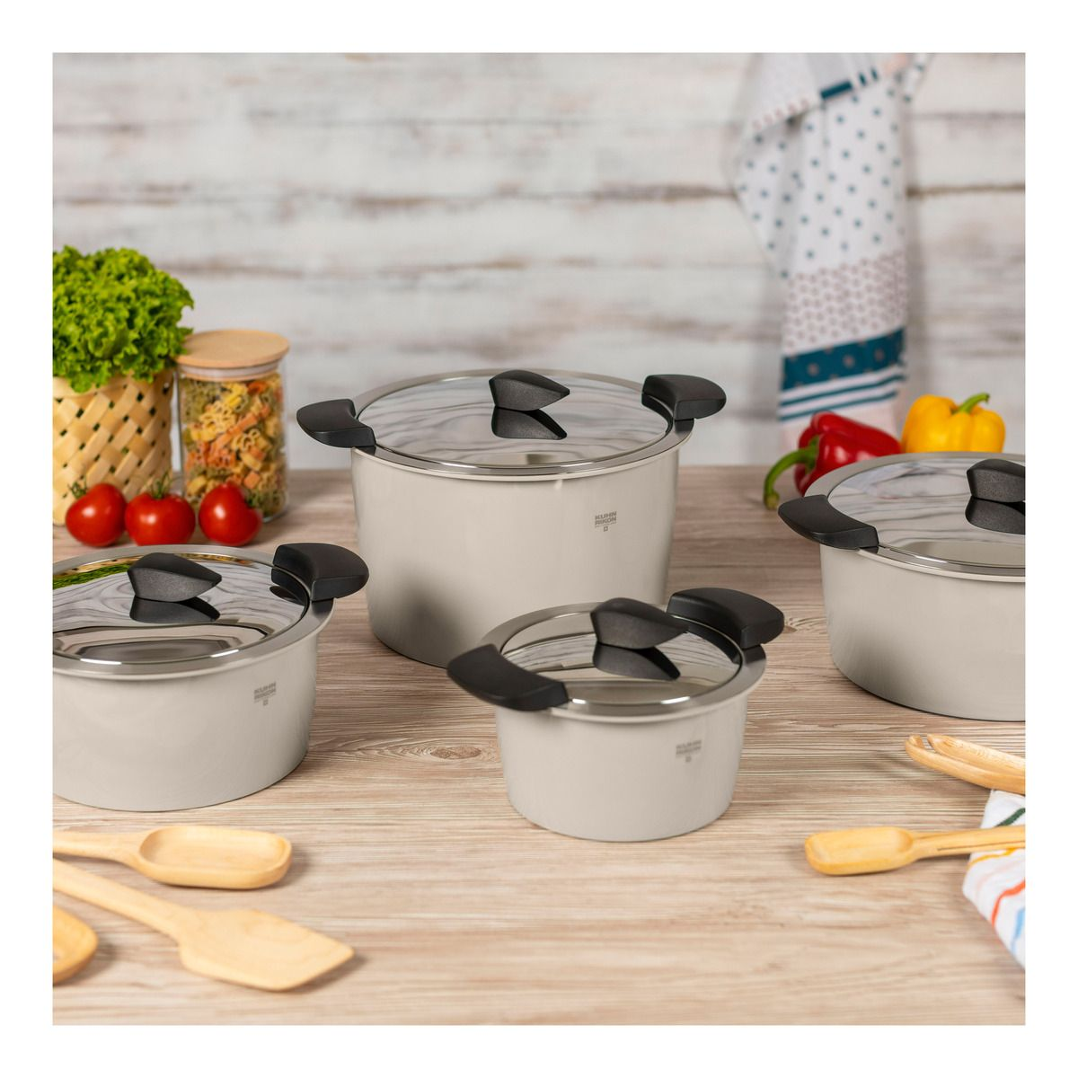 Kuhn Rikon HOTPAN® Kochtopf sand 22cm4