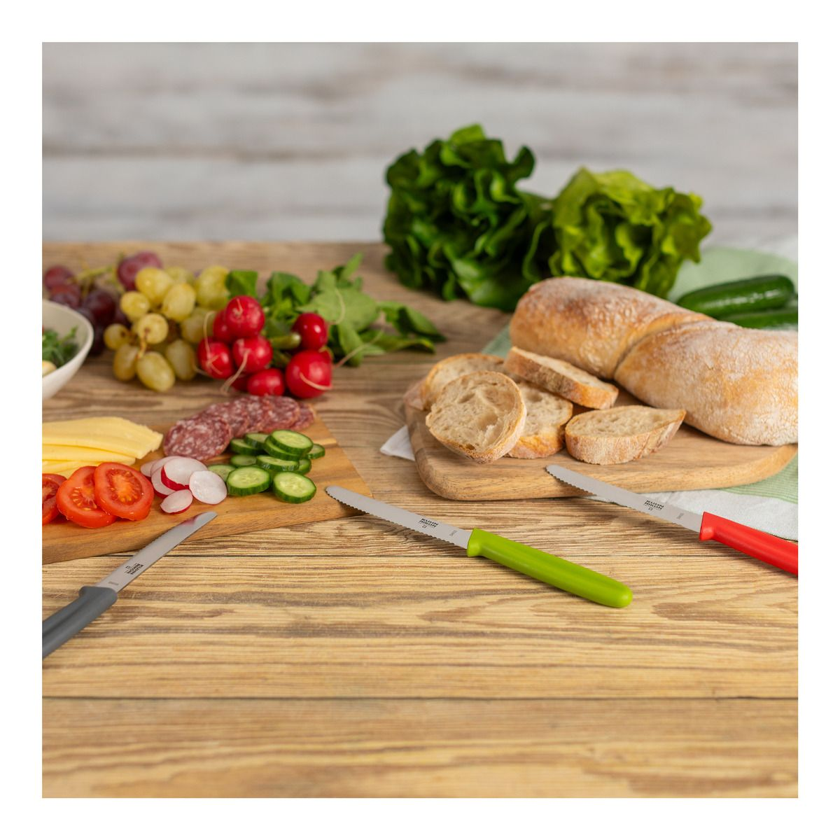 Kuhn Rikon Swiss Knife Allzweckmesser gezackt