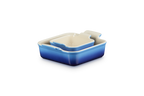 Le Creuset Auflaufform Traditionell 2er-Set quadratische 13 20cm Azure1