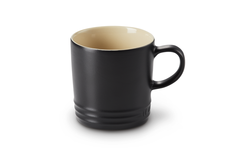 Le Creuset Becher 350ml schwarz matt