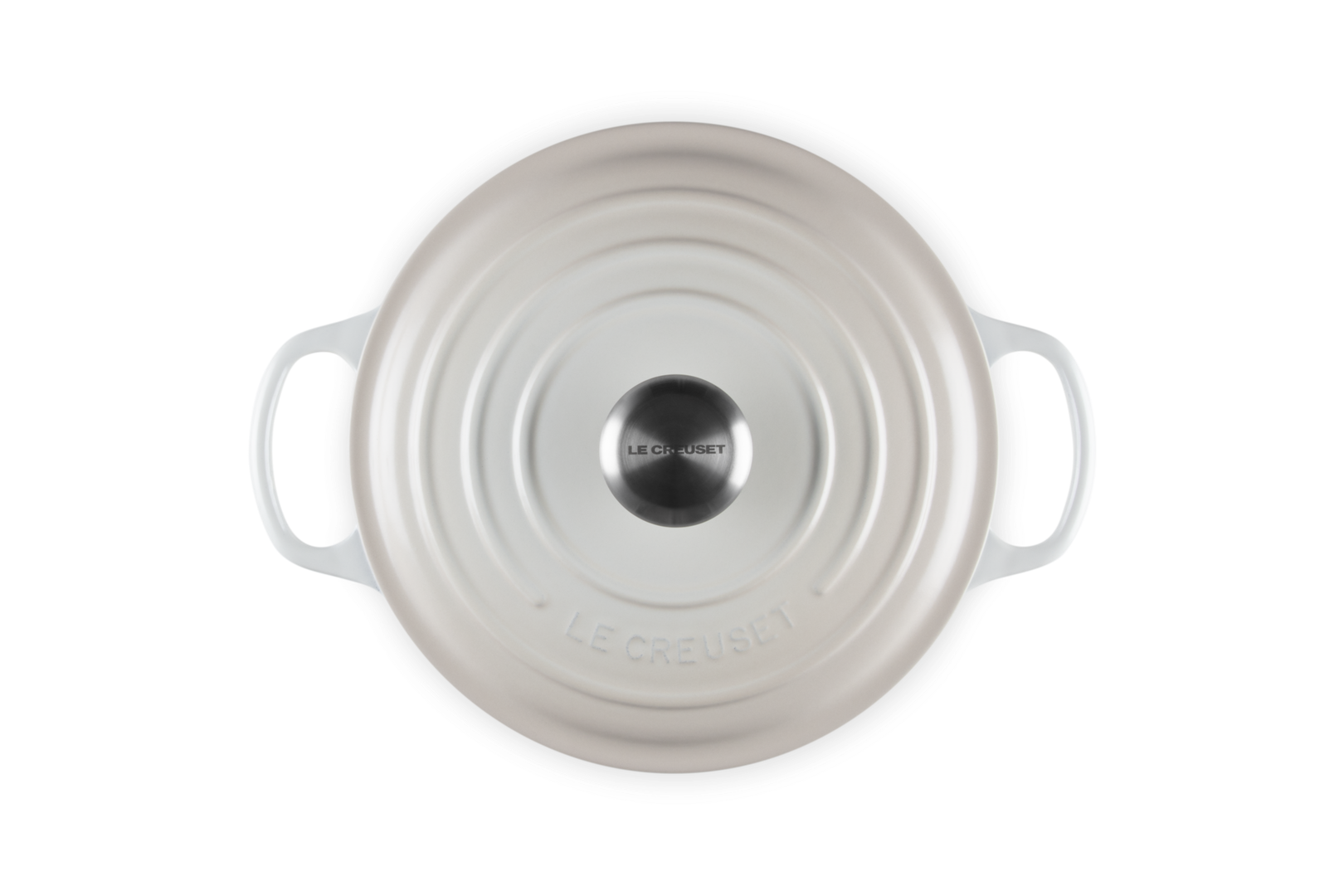 Le Creuset Runder Bräter aus Gusseisen Ø24cm 4,2L Meringue3