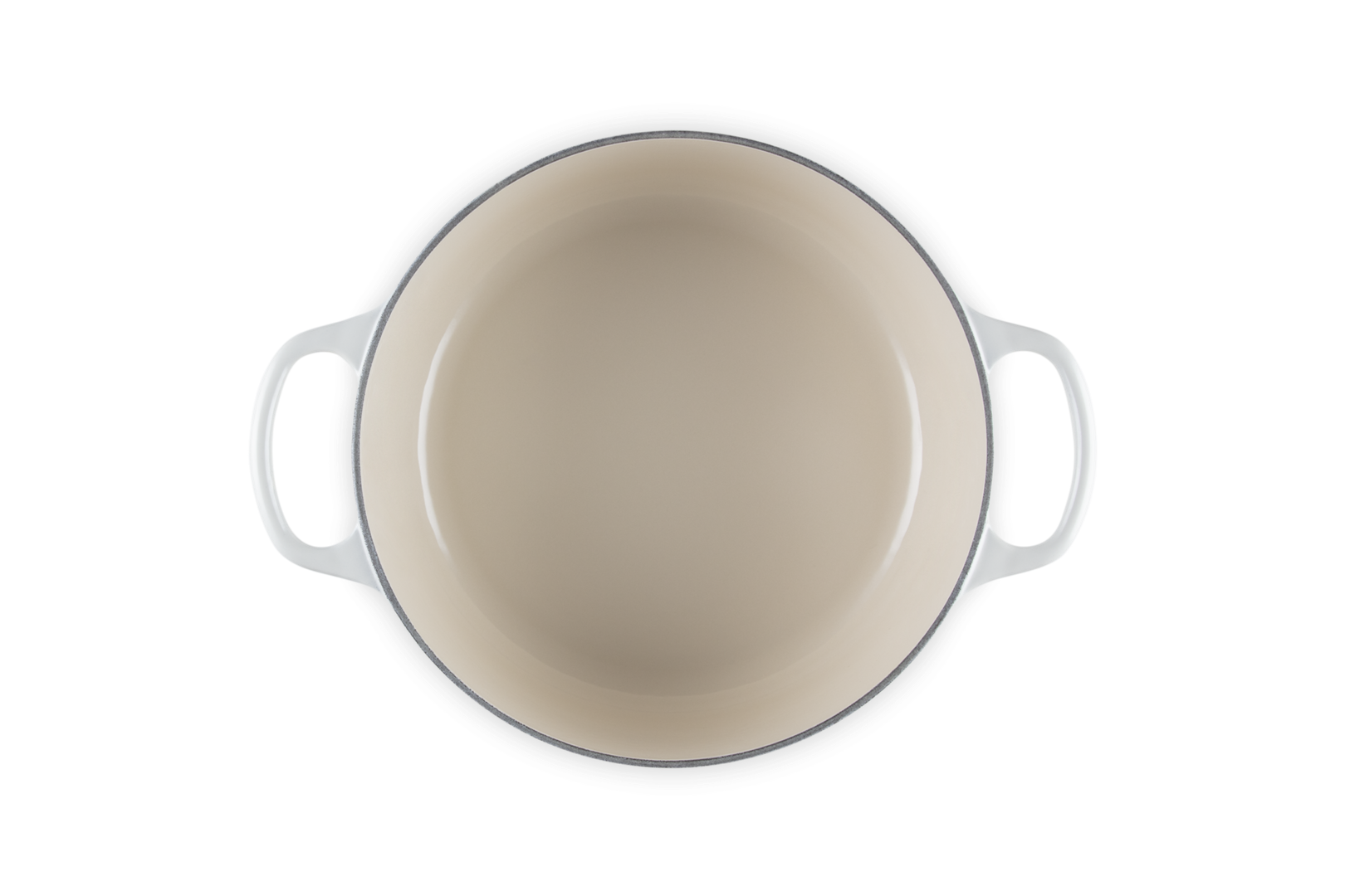 Le Creuset Runder Bräter aus Gusseisen Ø24cm 4,2L Meringue4