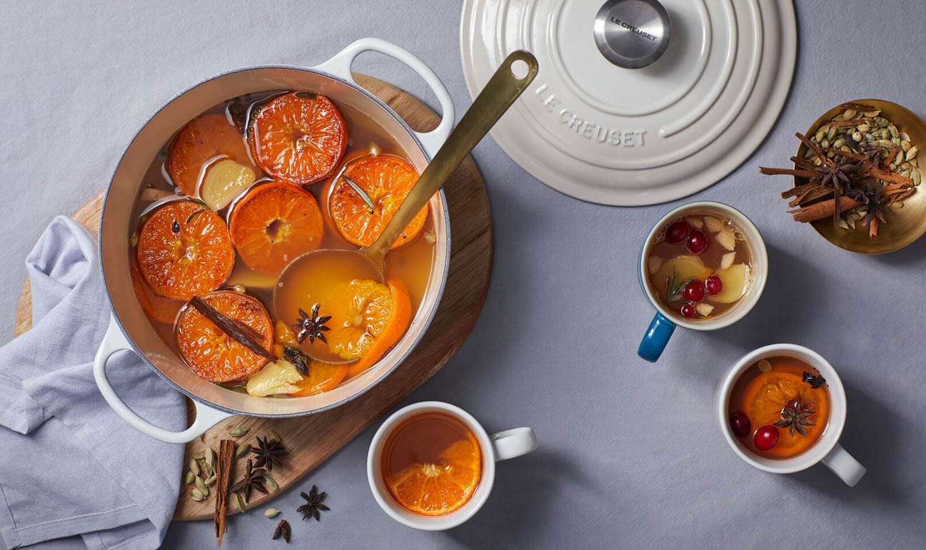 Le Creuset Runder Bräter aus Gusseisen Ø24cm 4,2L Meringue5