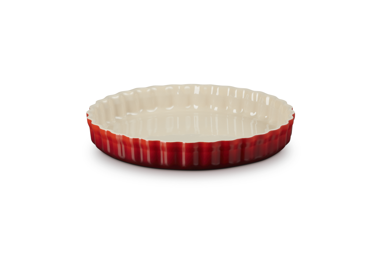 Le Creuset Tarteform Traditionell Ø28cm Kirschrot