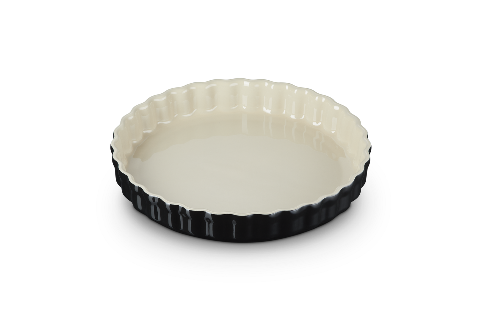 Le Creuset Tarteform Traditionell Ø28cm Schwarz glänzend 1