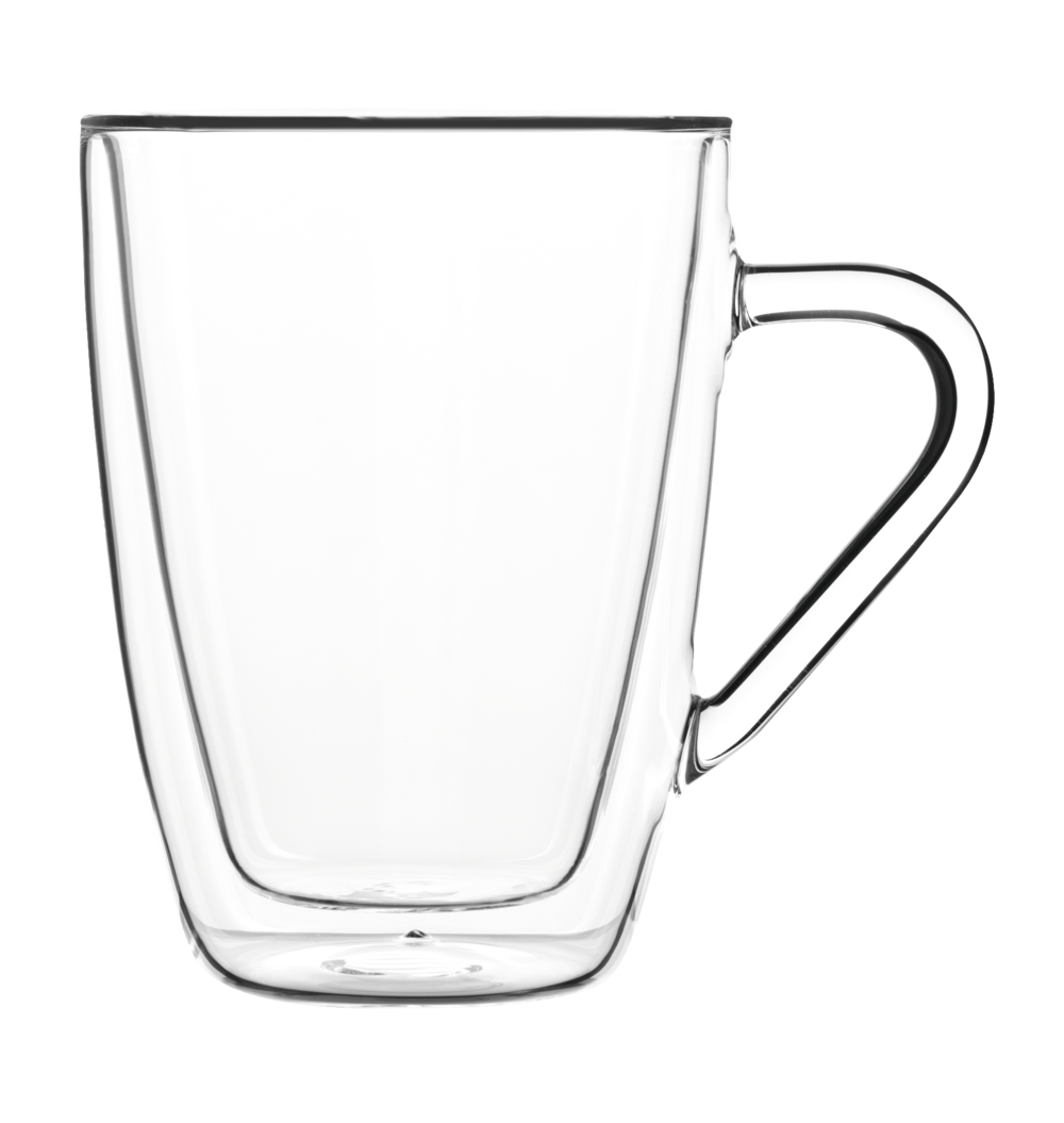 Luigi Bormioli Doppelwand-Becher 2er Set Mug 32cl