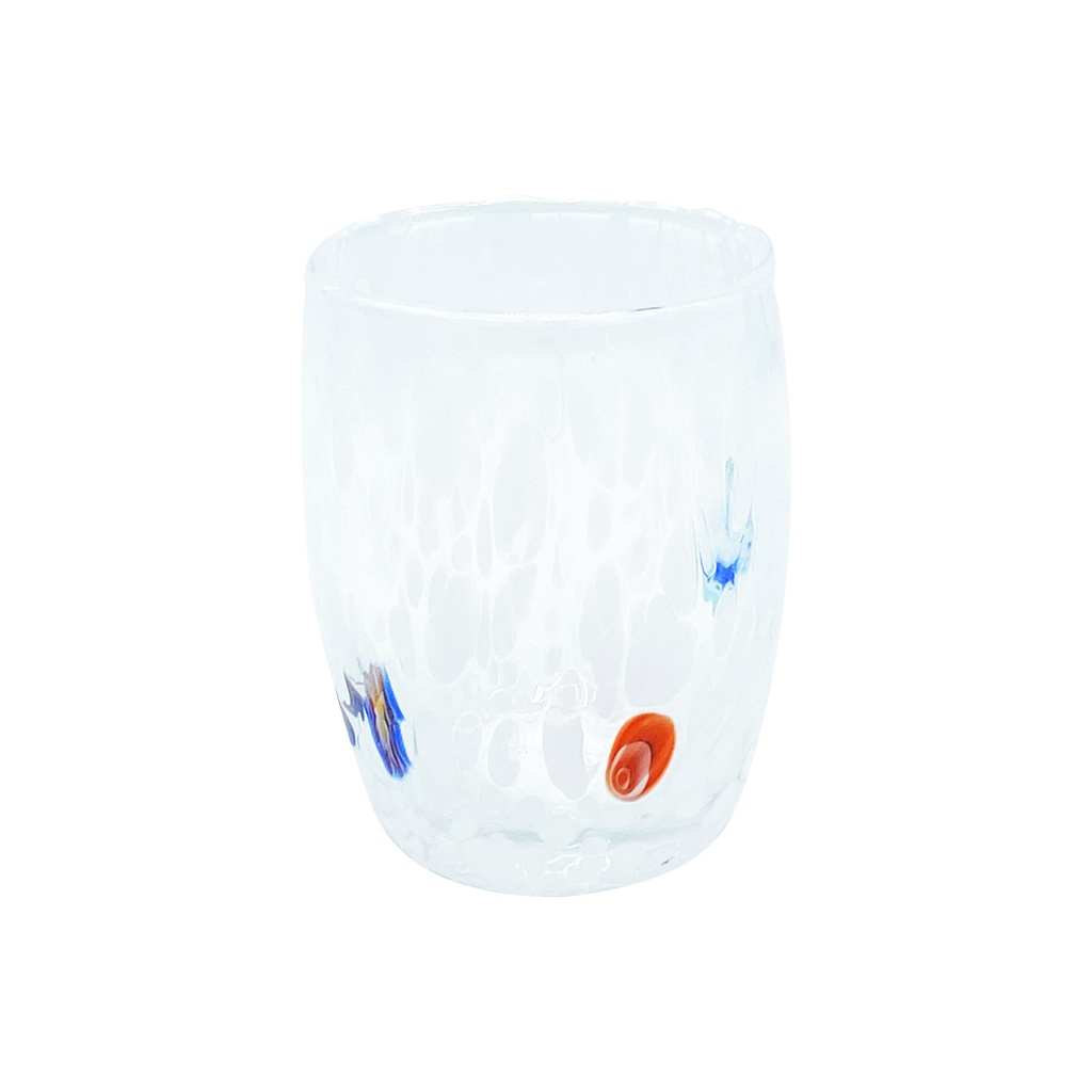 [MBB3C04] Wasserglas MURANO (weiss3)
