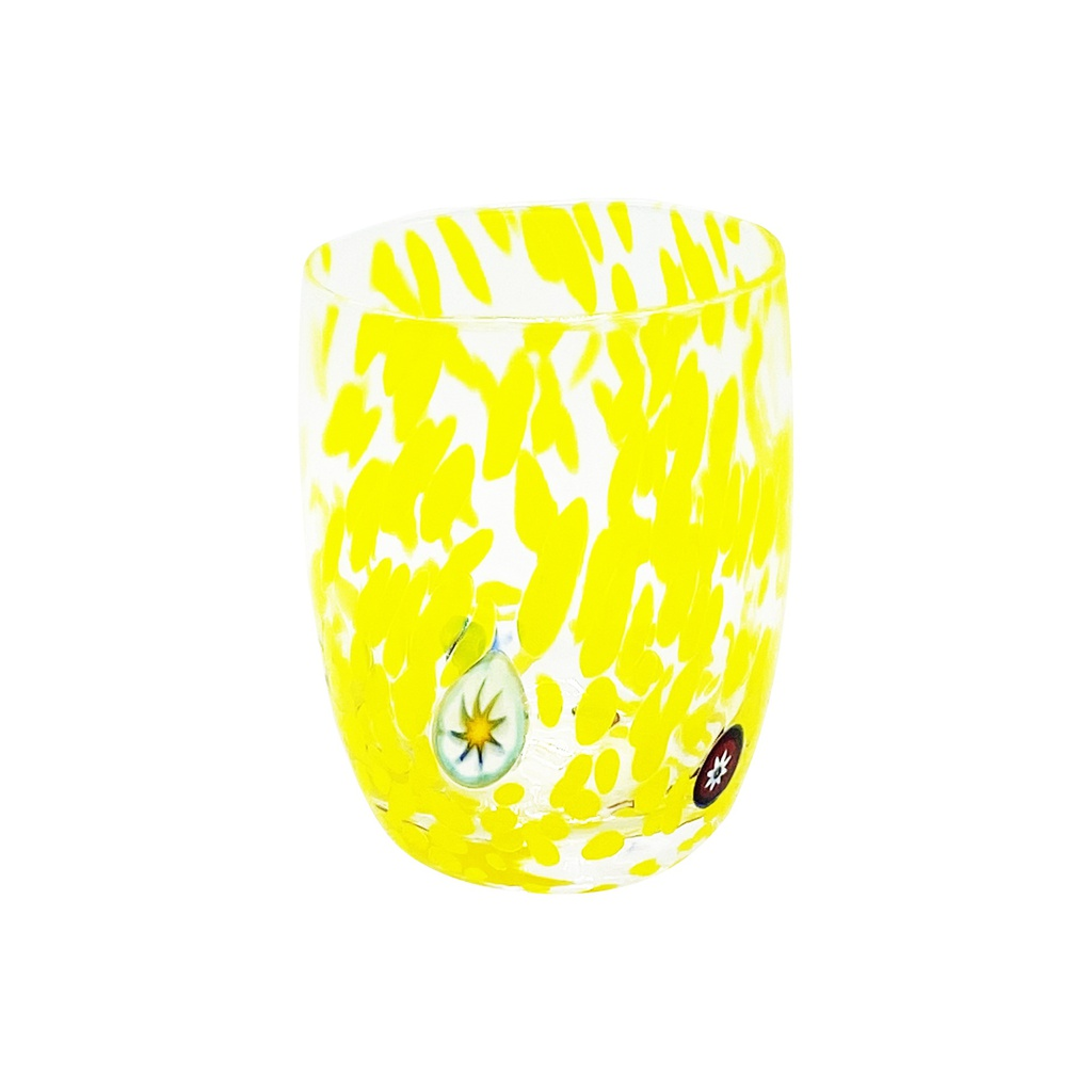 [MBB3C06] Wasserglas MURANO (gelb)