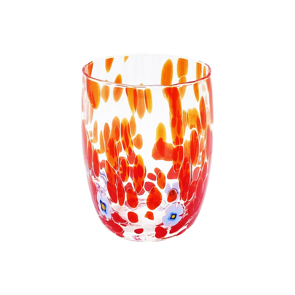 [MBB3C08] Wasserglas MURANO (rot)