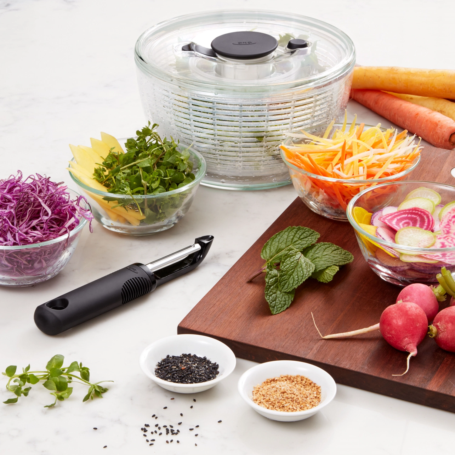 OXO Good Grips Salatschleuder klein Ø22cm4