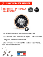 Peugeot Pfeffermühle Paris 12cm schwarz6