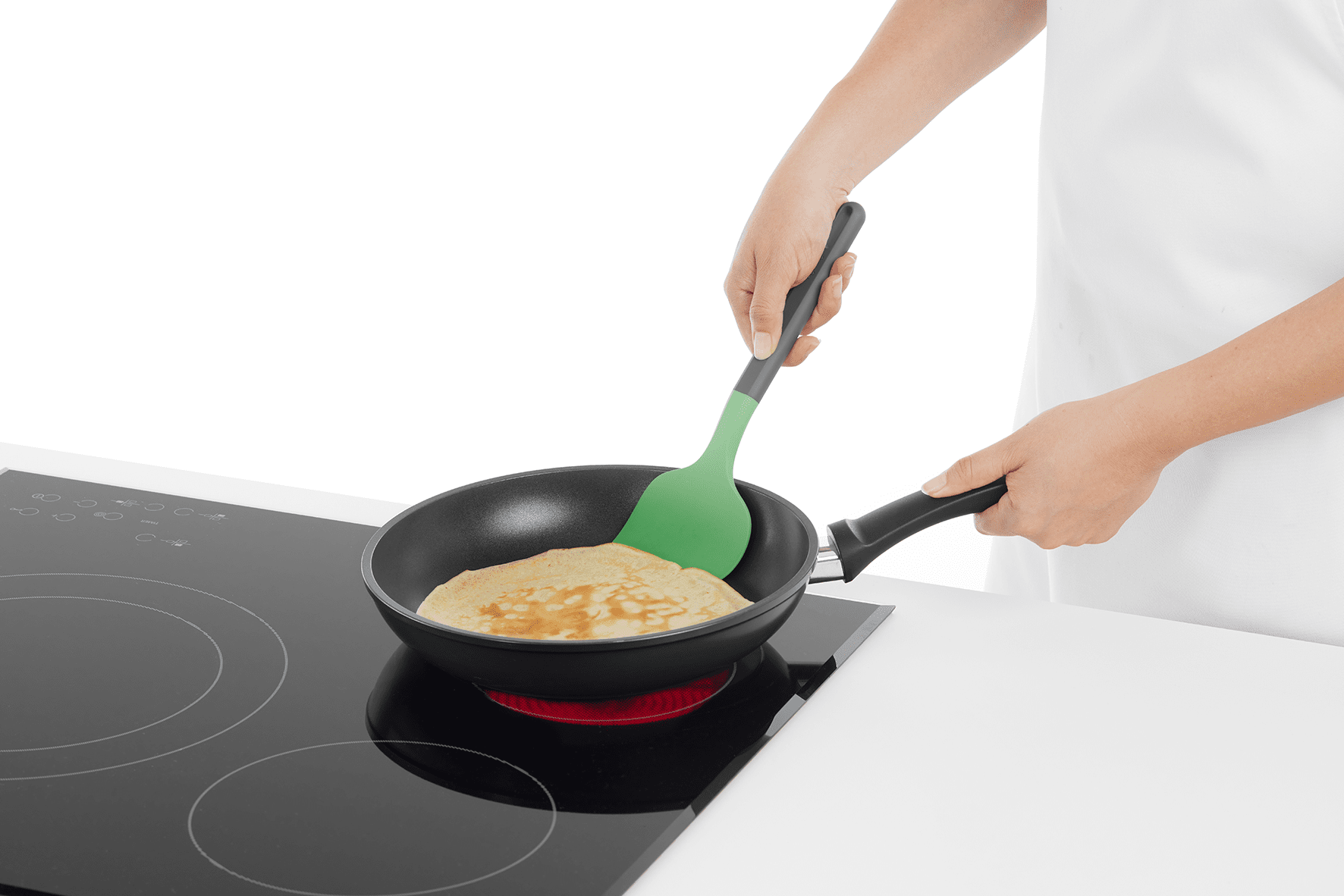 Pfannenwender für OmelettsCrêpes Silikon 30.9 cm