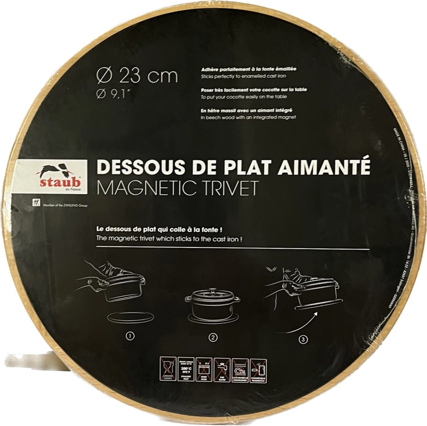 Staub Untersetzer magnetisch 1