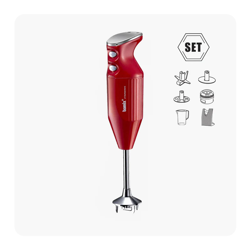 bamix® Stabmixer M200 SwissLine rot
