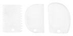 Teigkarten Set 3-teilig 11–12.5 cm2