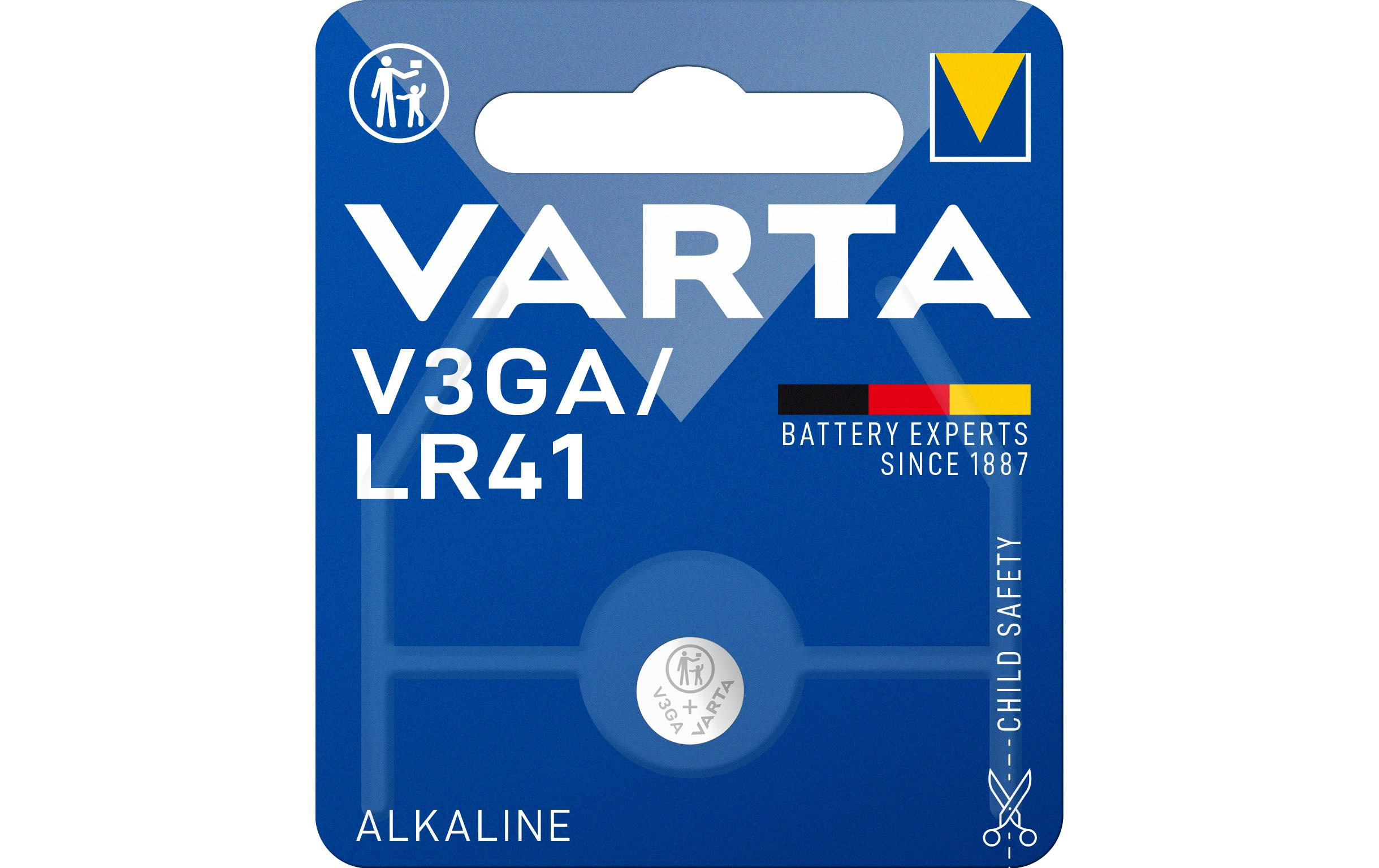 Varta Knopfzelle Knopfzelle Batterie V3GA LR41
